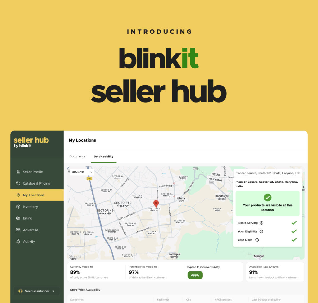 BlinkIt Seller Hub